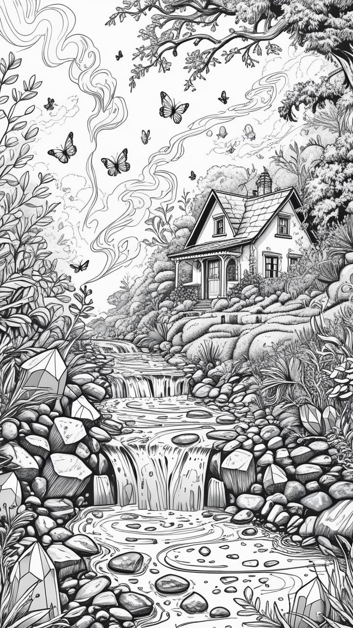 Witchy Coloring Book | Mystic Meadows & Moonlit Magic ✨️